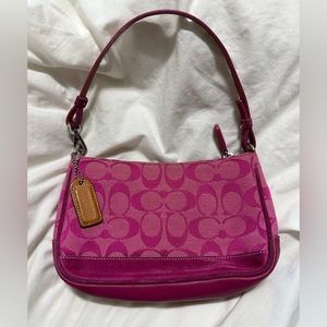 Pink Coach demi purse Y2K Barbie tag 6094